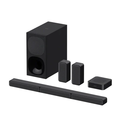 SONY HT-S40R 5.1ch Dolby Audio Home Theatre with Subwoofer & Wireless Rear Speakers 600 W Bluetooth Soundbar??(Black, 5.1 Channel)