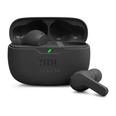 JBL Wave Beam TWS, 32Hr Playtime, IP54, Smart Ambient & TalkThru Mode, JBL App Bluetooth Headset??(Black, In the Ear)