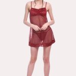 Flirty Sheer Chemise for Women