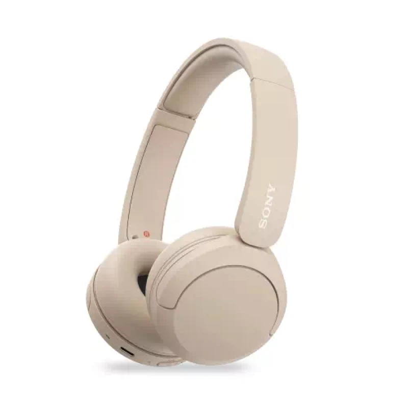 SONY WH-CH520 with 50 Hrs Playtime, DSEE Upscale, Multipoint Connection/Dual Pairing Bluetooth Headset??(Taupe, On the Ear)