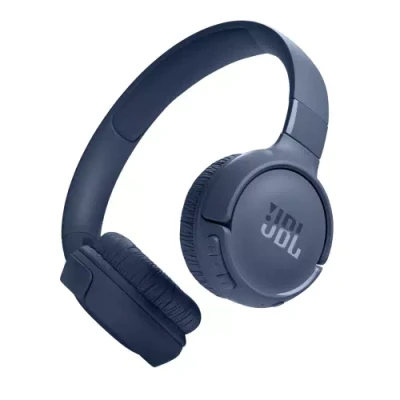 JBL Tune 520 BT 57Hr Playtime, Pure Bass, Multi Connect Bluetooth Headset, BT 5.3LE Bluetooth Headset??(Blue, On the Ear)