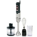 Inalsa Robot Inox 1000 with Chopper DC Motor 1000 w Hand Blender??(Silver, Black)