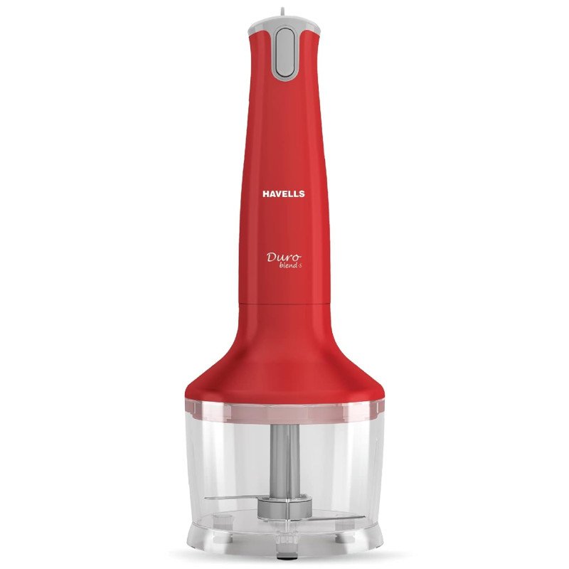 Havells duro blend s with chopper 300 W Chopper, Hand Blender??(Red)