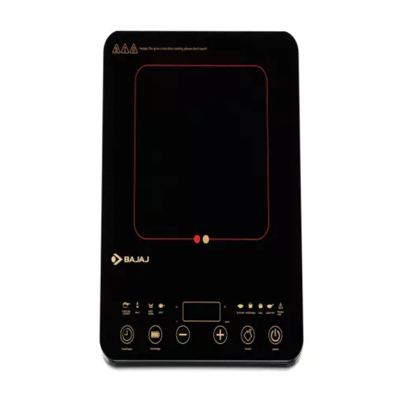 Bajaj 2100 W Majesty Slim High Quality Induction Oven Instant Heat Fully Automatic Induction Cooktop??(Black, Touch Panel)