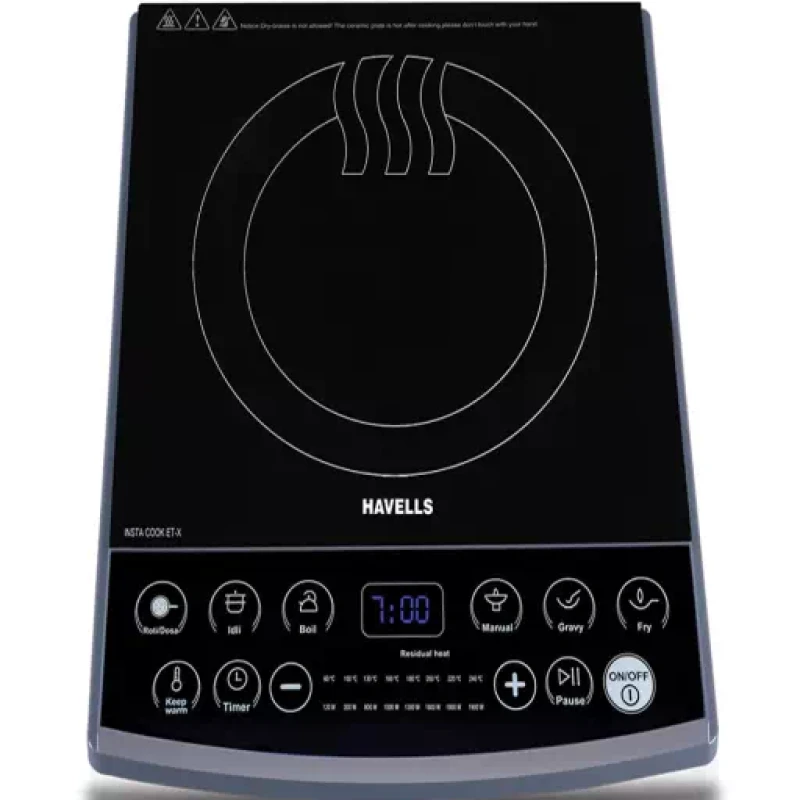 Havells Insta cook ET-X Induction Cooktop??(Black, Push Button)