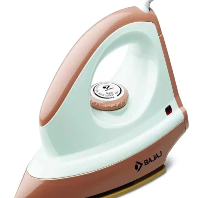 BAJAJ Majesty Canvas Brown 1000 Watts Dry Iron WHITE BROWN 1000 W Dry Iron??(Multicolor)