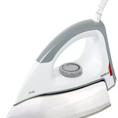 HAVELLS Evolin (GHGDIAQE110) 1100 W Dry Iron??(Grey White)