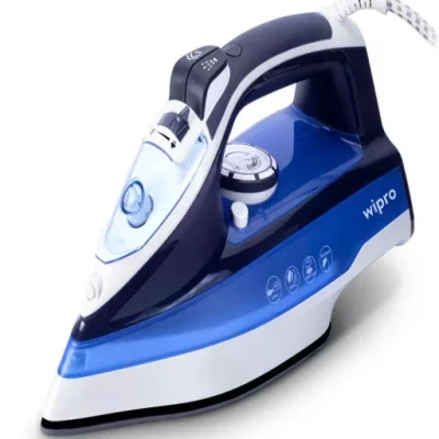 Wipro Vesta 2200W Steam Iron with Steam Burst, Vertical and Horizontal Ironing 2200 W Dry Iron??(Navy Blue)