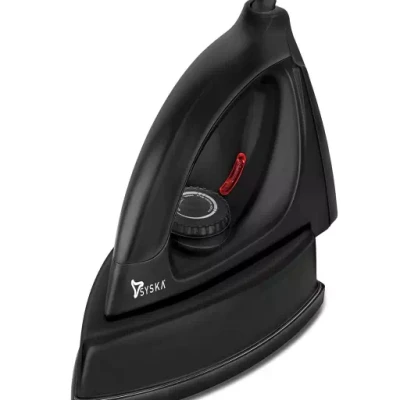 Syska SDI 350 German Non-Stick Dual Coating Soleplate 1000 W Dry Iron??(Black)