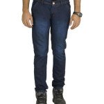  Seasons Navy Slim Fit Faded Jeans