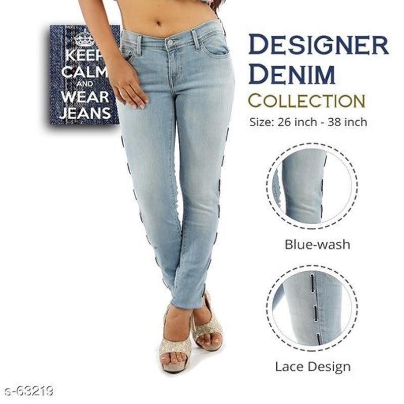 Seasons Designer Denim Blue Women Jeans