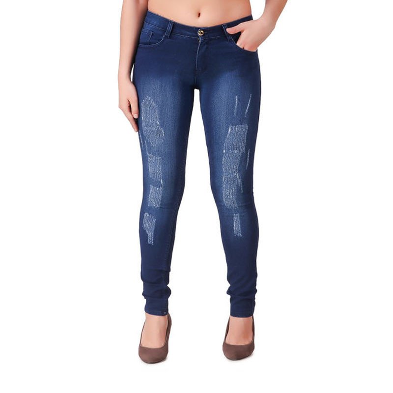 Seasons Navy Shaded Voguish Denim Jeans