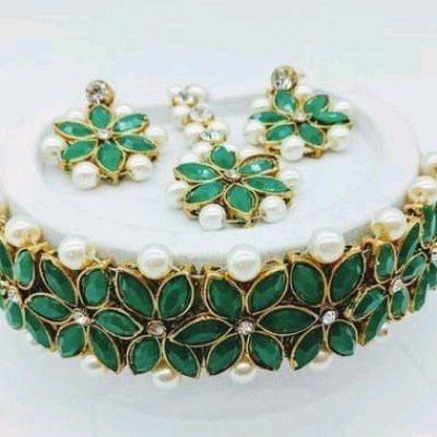 Luxury Green Women's Jewellery Sets