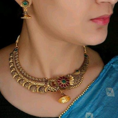 Designer Princess Kundan Brass Jewellery Sets