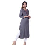 Aakarsha Voguish Grey Kurtis