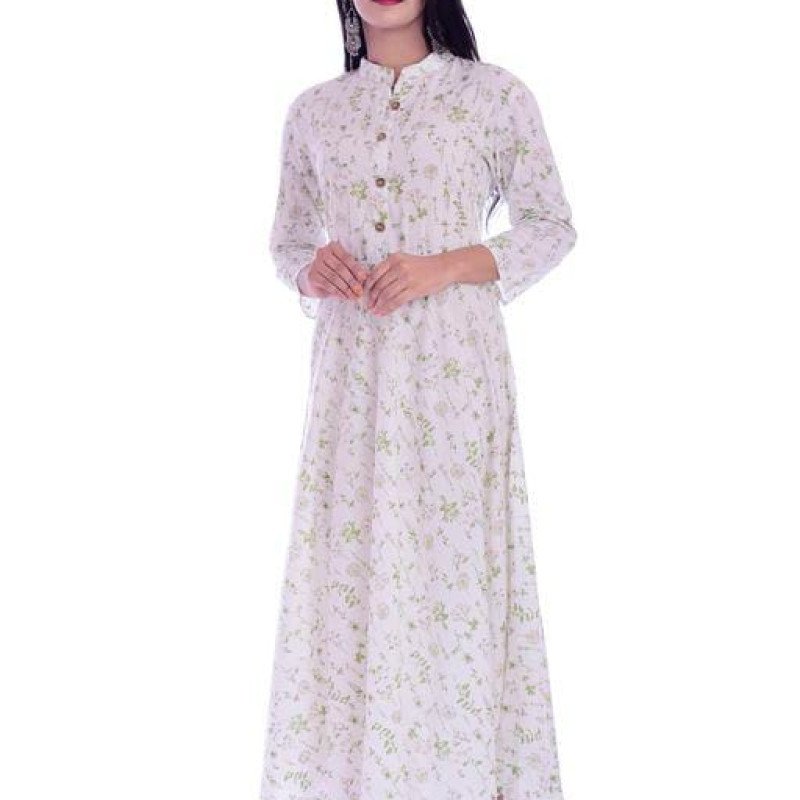 Abhisarika Pretty White Women Kurtis