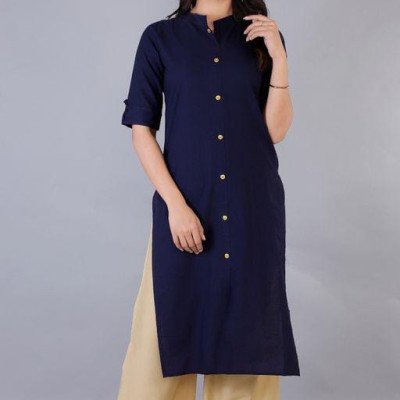 Banita Drishya Navy Kurtis