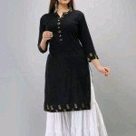 Alisha Stylish Black Women Kurta Sets