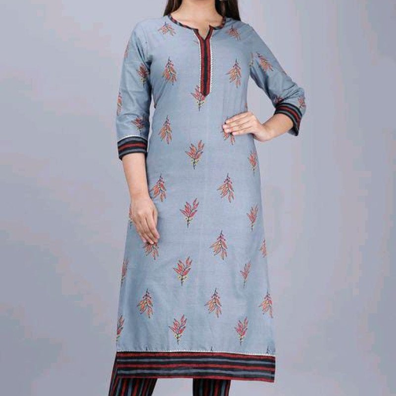 Chitrarekha Voguish Blue Printed Women Kurta Sets