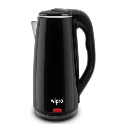 Wipro Vesta Cool touch electric Kettle with Auto cut off | Double Layer outer body Beverage Maker??(1.8 L, Black)