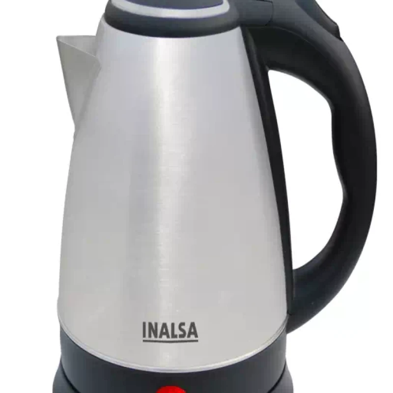 Inalsa Kwik 1.5 Liter with SS Body|Auto Shut Off & Boil Dry Protection |Hot Water Electric Kettle??(1.5 L, Black, Silver)