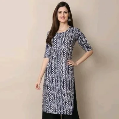 Aakarsha Sensational Blue Printed Kurtis