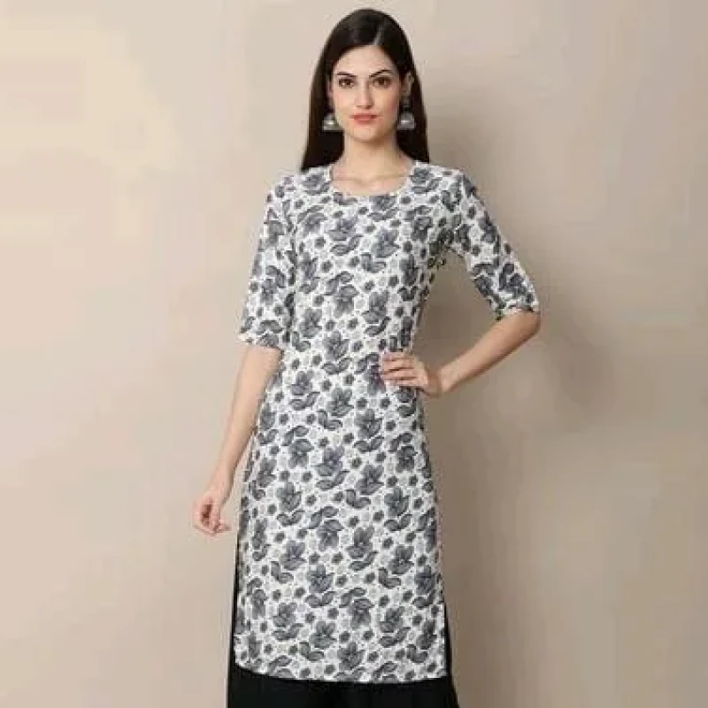 Aakarsha Classy Blue Printed Kurtis