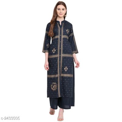 Eashita Attractive Polka Dot Printed Kurta Set