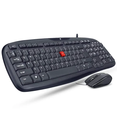 iball Wintop Deskset(USB V3.0 Keyboard + Mouse) Wired USB Laptop Keyboard??(Black)