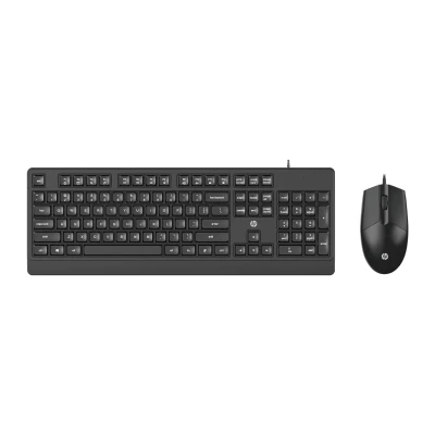 HP KM180 Keyboard & Mouse Wired USB Desktop Keyboard??(Black)