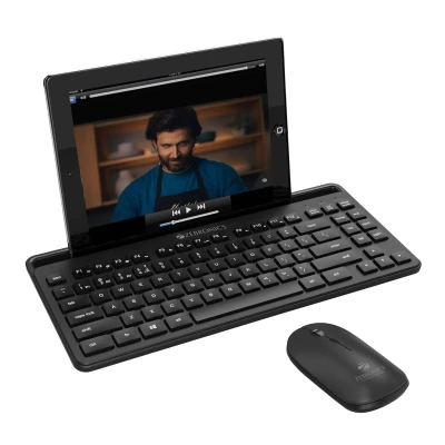 Zebronics ZEB-COMPANION 110 wireless keyboard mouse combo with Bluetooth connection. Wireless Multi-device Keyboard??(Black)