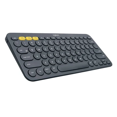 Logitech K380 Easy-Switch for Upto 3 Devices, Slim Bluetooth Tablet Keyboard??(Grey)