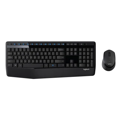 Logitech MK345/Bluetooth Compact,Win Mac,Desktop,Tablet,Smartphone,LaptopCompatible Wireless Laptop Keyboard??(Black)