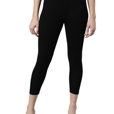 Classic Fit Stretchable Skinny Fit High Ankle Length Leggings