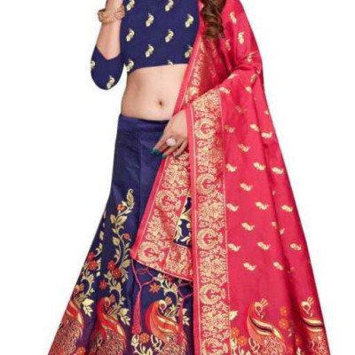 Kashvi Blue Superior Women Lehenga