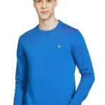 Blue Men's Cotton Crew Neck SweaT-Shirt