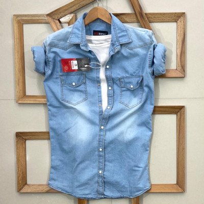 Seasons Denim Full Sleeves Men Shirt