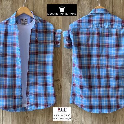 Classy Blue Men Full Sleeves Shirt