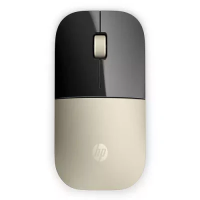 HP Z3700 /Slim form with USB receiver,16 month battery life, 1200DPI Wireless Optical Mouse??(2.4GHz Wireless, Gold, Black)