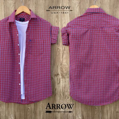 Seasons Pink Check Cotton Shirts