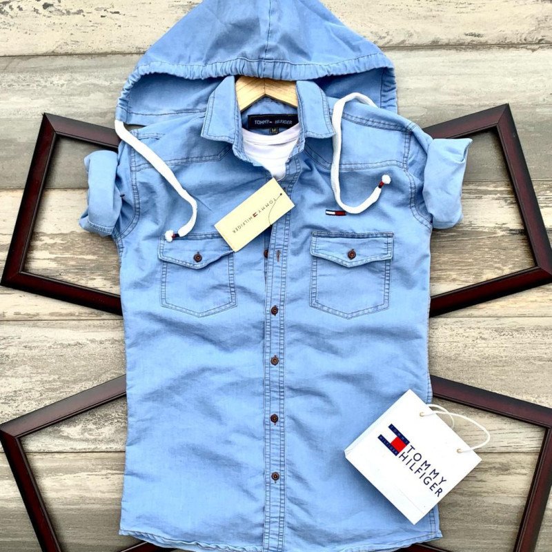 Seasons Blue Denim Detachable Shirts