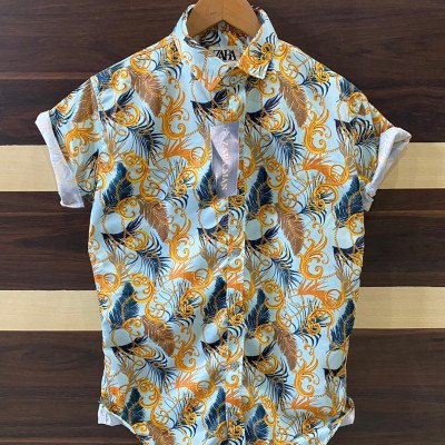 Designer Men Floral Printed Shirts