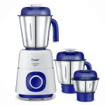 Bajaj Pluto 3 Jar 500 W Mixer Grinder (3 Jars, White, Blue)