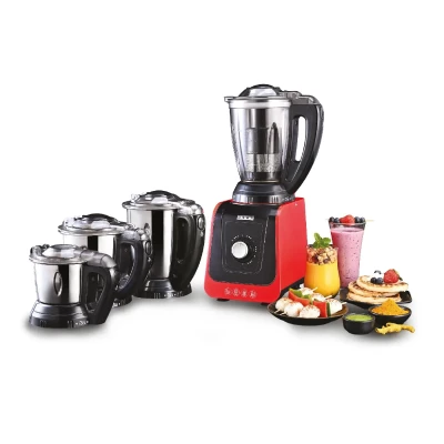 Maharaja Whiteline MIXER grinder/ MX -208 MX- 174 750 W Mixer Grinder (3 Jars, Burgundy Color)