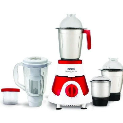 Maharaja Whiteline MX-242 Duramaxx 750 W Mixer Grinder (3 Jars, Red, White)