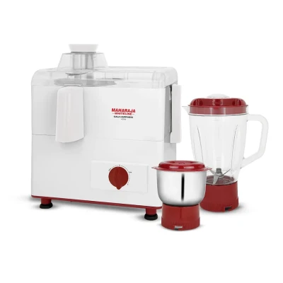 Maharaja Whiteline Mixtron Elite MX-263 750 W Mixer Grinder (4 Jars, White, Lavender)