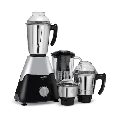 Maharaja Whiteline STELLAR EVO MX-229 500 Mixer Grinder (3 Jars, Red & White)