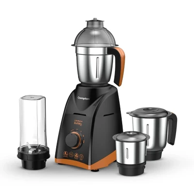 Crompton ACGM-BOLTMIX COOL 750 W Mixer Grinder (3 Jars, Orange, Black)