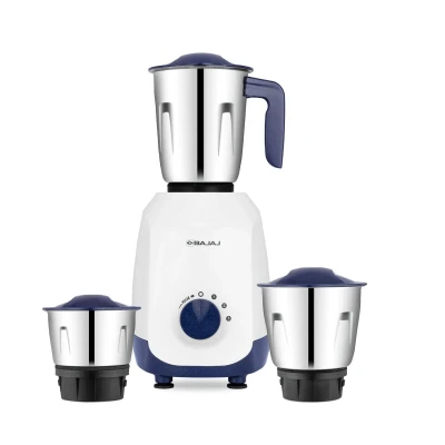 Bajaj Classic 750 W Mixer Grinder (3 Jars, white and maroon)