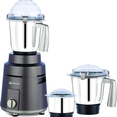 Bajaj GX 3701 750 Mixer Grinder (3 Jars, Black, Gold)